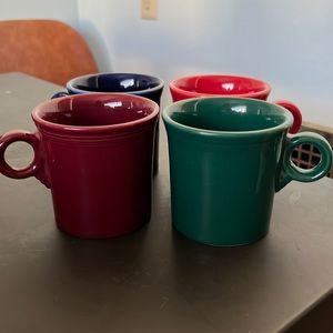 Fiestaware coffee mugs
